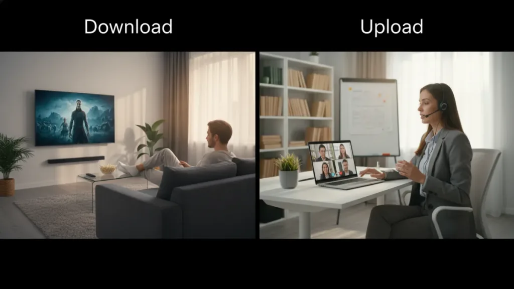 ค่า Upload Download คืออะไร และมีผลกับงานแบบไหน