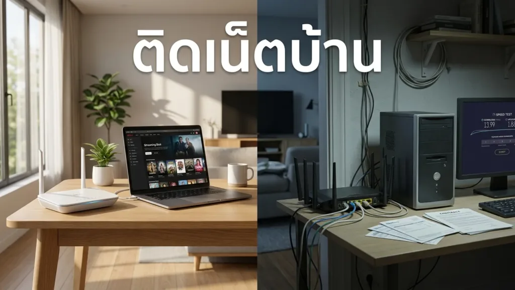 อยากติดเน็ตบ้าน ต้องรู้อะไรก่อนเลือกแพ็กเกจรายเดือน
