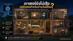 เราเตอร์ตัวเดิมใช้มาห้าปี ยังไม่เสีย แต่ทำไมบ้านเริ่มรู้สึกว่าเน็ตไม่เหมือนเดิม